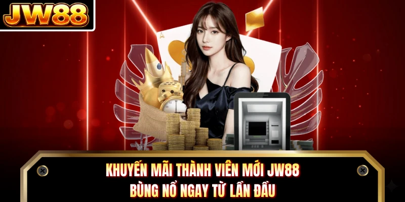 Khuyến Mãi Thành Viên Mới JW88 - Bùng Nổ Ngay Từ Lần Đầu
